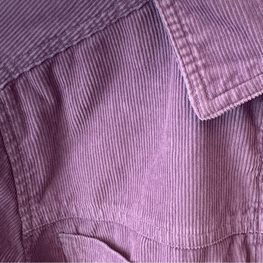 Columbia Lavender Corduroy Jacket / Shacket - Picture 4 of 10